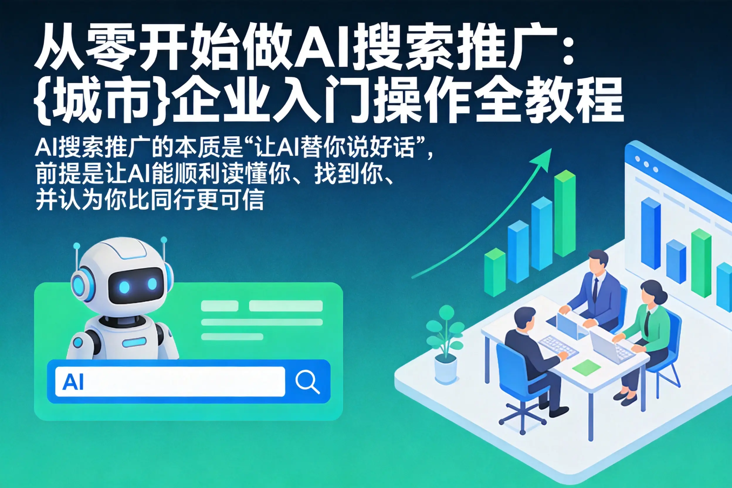 从零开始做AI搜索推广：可克达拉企业入门操作全教程