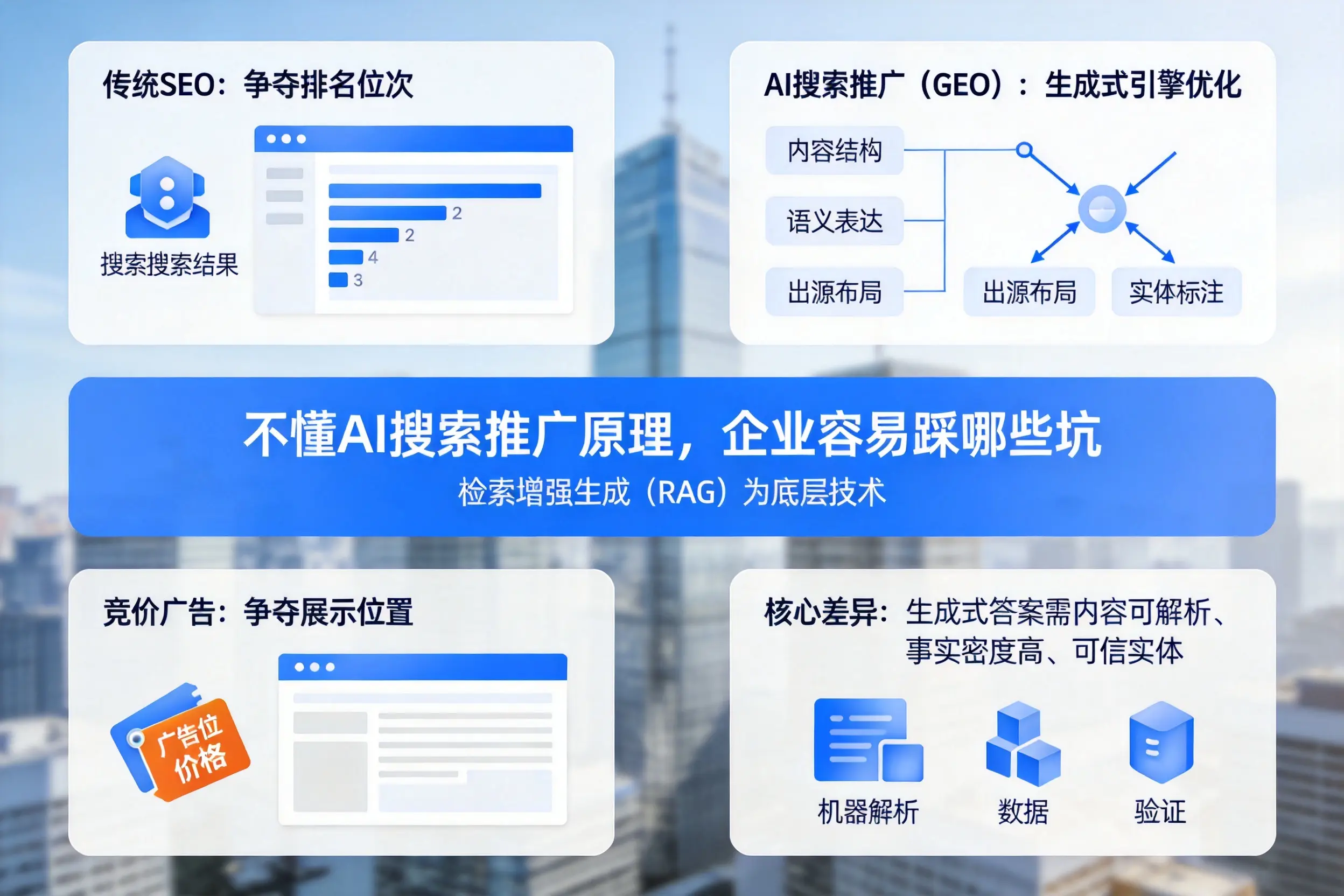 不懂AI搜索推广原理，可克达拉企业容易踩哪些坑