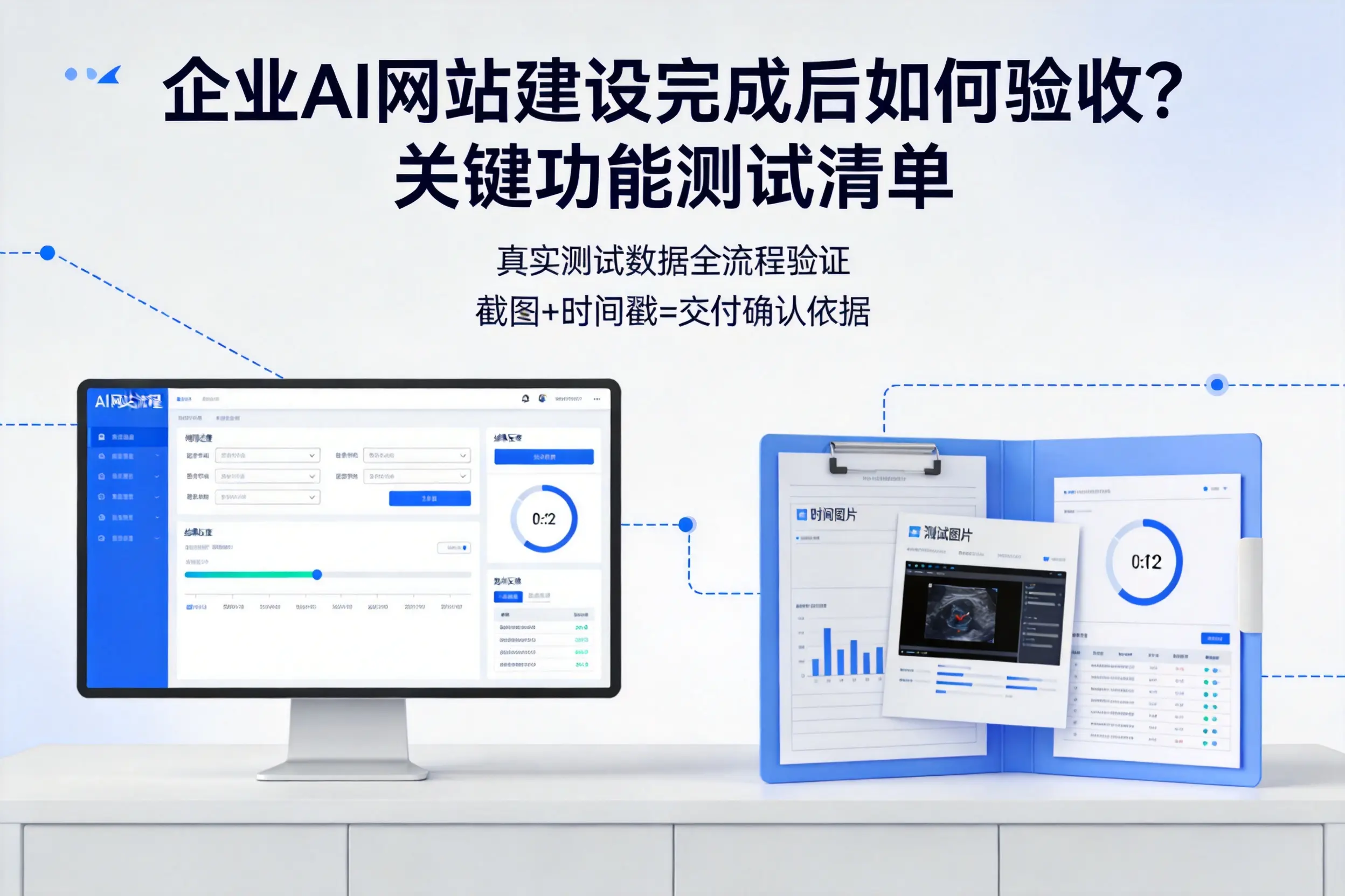 可克达拉企业AI网站建设完成后如何验收？关键功能测试清单