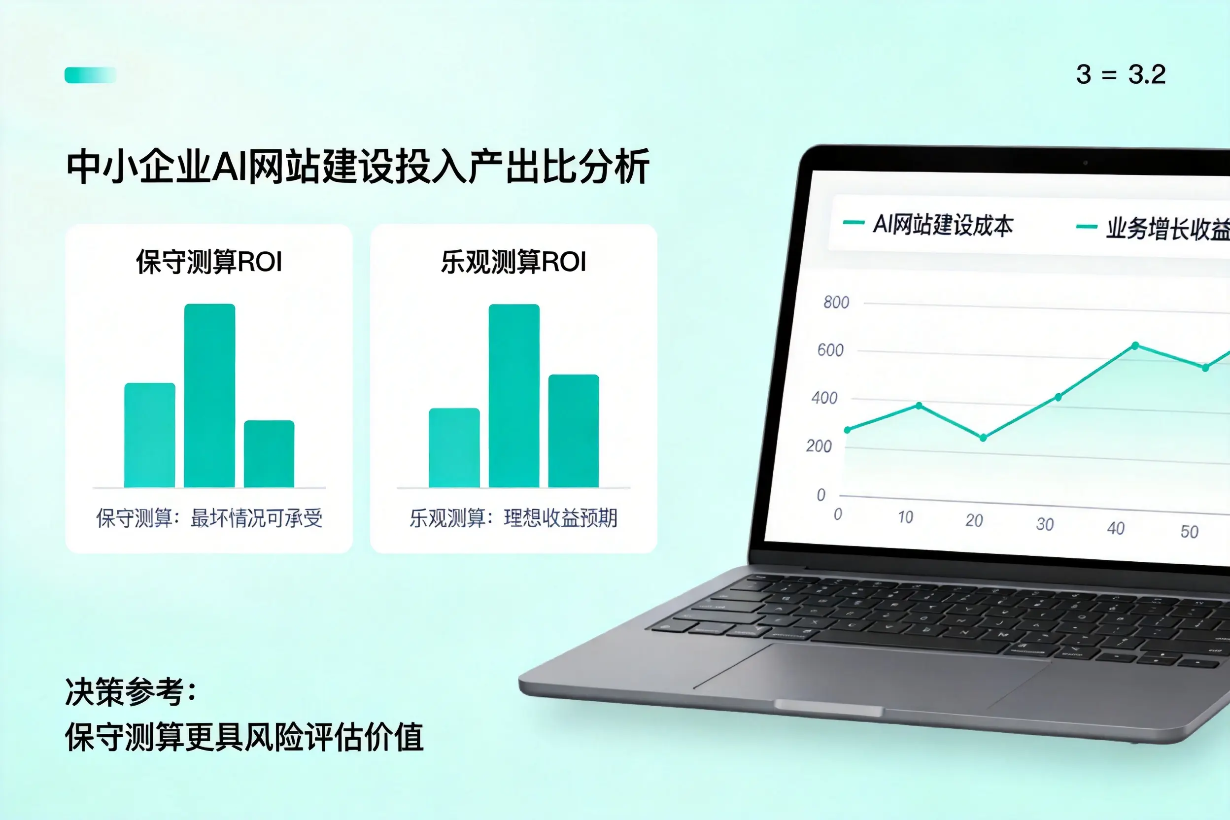 可克达拉中小企业AI网站建设投入产出比怎么算？先看这份分析