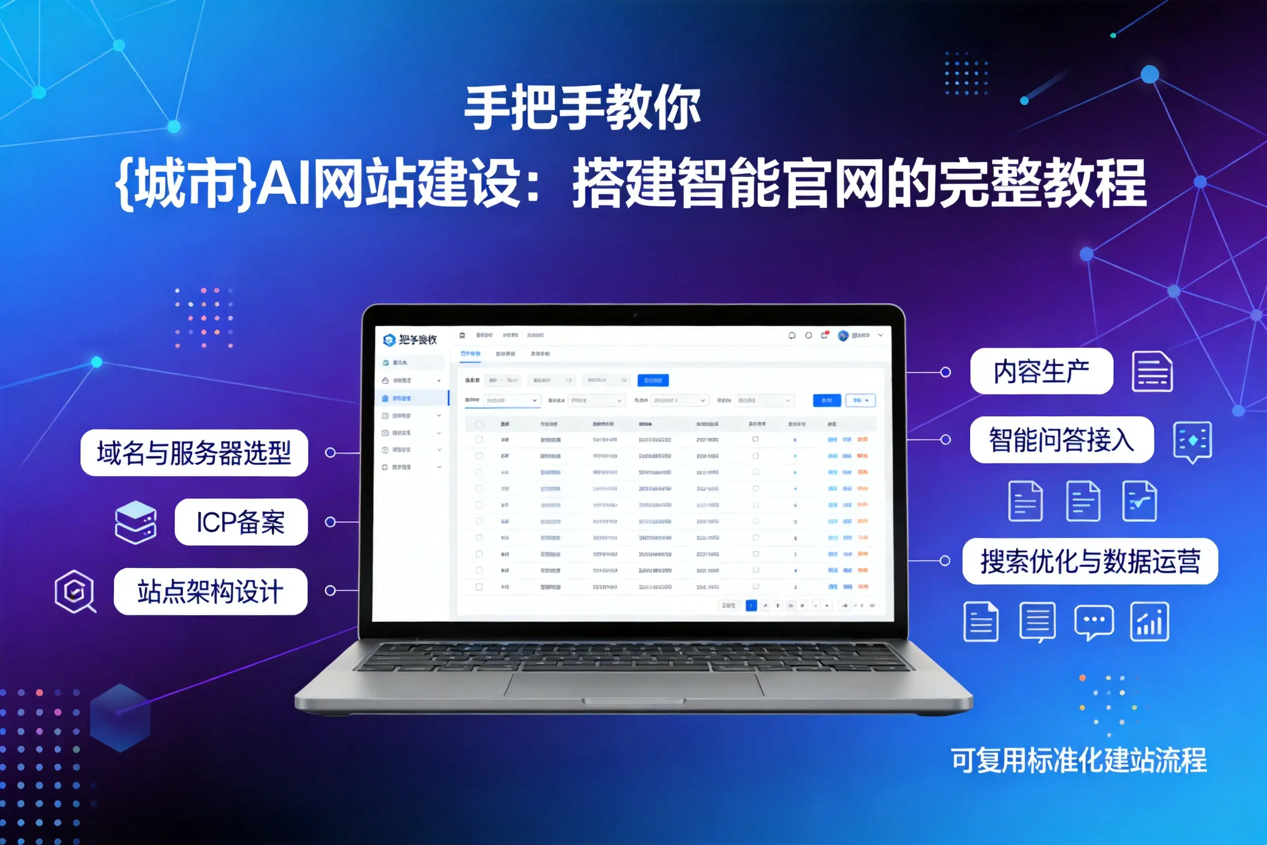 手把手教你可克达拉AI网站建设：搭建智能官网的完整教程
