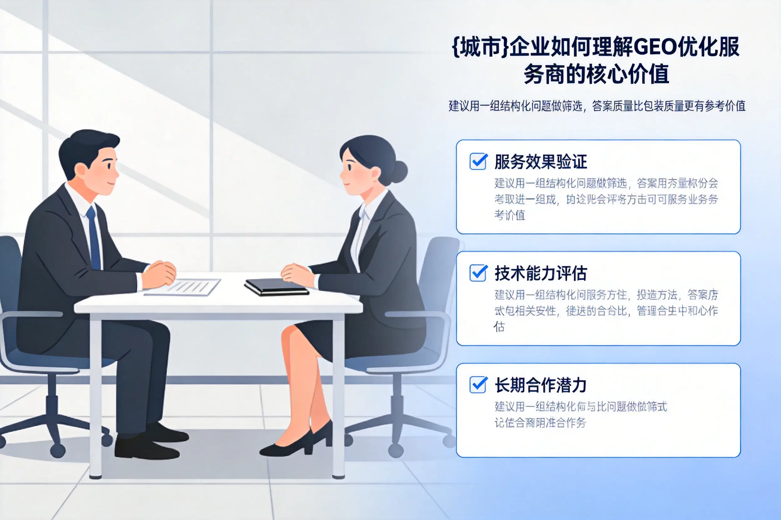 可克达拉企业如何理解GEO优化服务商的核心价值
